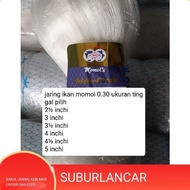 Jaring Ikan momoi 0.30 UKURAN TINGGAL PILIH pukat momoi jaring momoi