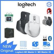 Logitech MX Master 3/MX Master 3S Wireless Bluetooth Mouse with USB wireless Reciver and Bluetooth Mouse