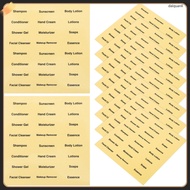 🧴 20Sheets Label Tandas Kertas Pelekat Hiasan Ringan Warna Kuning