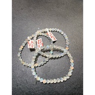 (B426)(4,8-4,9mm)Moonstone Madagascar rainbow bracelet with strong light vip size 4,8-4,9mm