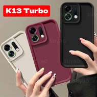 For Oppo K13 Turbo Pro 2025 Soft Liquid Silicone Phone Case Luxury Solid color Casing K13Turbo OppoK