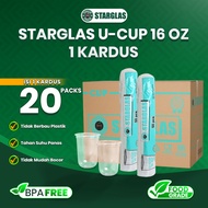 STARGLAS U-CUP PP 16 OZ | CARDBOARD