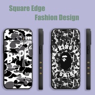 Casing For Samsung A15 A25 S24 Ultra A55 S23 FE A35 Galaxy S24 Fe A56 Awesome BAPE LOGO Retro Camouf