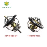 Engine Coolant Thermostat For ISUZU NPR NKR NRR NQR 4HF1 4HG1 4HE1 4HK1 4.3L 4.8L 5.2L 1998-2016 897