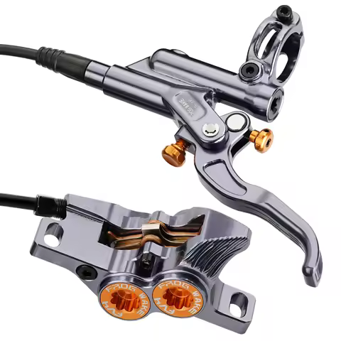 FROG WAKE FW900 MTB Hydraulic disc brake 4 pistons 950/1650mm Front Rear Bicycle brake kit for SHIMA