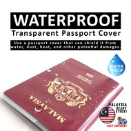 Passport Cover Passport Holder Transparent Passport Cover with Flight Ticket / Card Slot Waterproof 