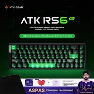 แป้นพิมพ์แนวแกนแม่เหล็ก RS6 ATK สำหรับเล่นเกมและ Esports คีย์บอร์ดแบบกลไกคอมพิวเตอร์โหมดเดียวระดับไฮ