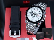 BISA COD✅ Jam tangan Pria Sport Casual Strap Rantai Model Mirip Alexandre Christie Free Strap Kulit