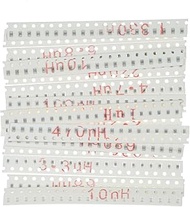 15 Types x 20pcs, Total 300pcs 0805 10% Multilayer Chip Ferrite Inductor 10nH 47nH 68nH 100nH 220nH 