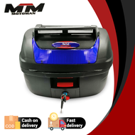 MTM Motorcycle top box for motorcycle large capacity motorcycle box storage NEW alloy top box for motorcycl WITH BASE PLATE top box 32 liters high quality motor box sale Universal top box with bracket WITH BRACKET