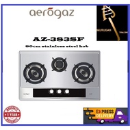 Aerogaz AZ-383SF 80CM 3 Burner stainless steel gas Cooker Hob | Express Free Home Delivery