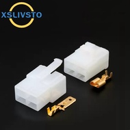 1 set 4pin 6.3 Series Male/Female Plug and Socket High Current Automotive Connector DJ70413A-6.3-11/