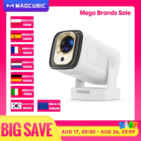 Magcubic HY310 Projector Auto Focus 4K Native 1080P 330ANSI Android11 5W Speaker Air Mouse Voice Ass