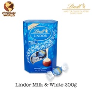 Lindt Lindor Milk &amp; White Chocolate Truffles 200g