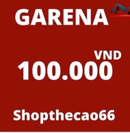 GARENA Card 100000 VND