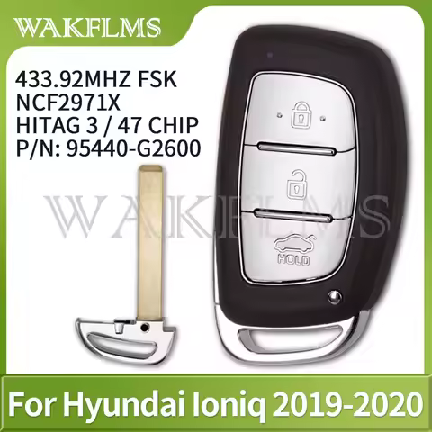 95440-G2600 For Hyundai Ioniq 2019 2020 433.92MHz ID47 Passive Keyless Entry Go Proximity Smart Car 
