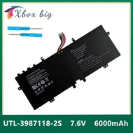UTL-3987118-2S  7.6V 6000mAh 45.6Wh Laptop Battery For Hasee  grace X3 G1 D1 HKNS02 01 YI 3000 5000U