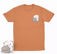 TSHIRT KAOS MOCHI CUTE CAT MOCHI MOCHI FRIENDS JAPAN JEPANG STICKER