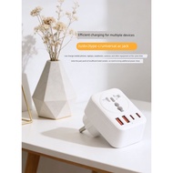 extension socket adapter European standard German standard conversion plug 2USB 2Type-C multi-countr