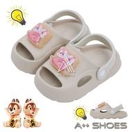 A++ Fully Waterproof Chip 'N' Dale 13-18 Electric Light Shoes Three-Dimensional Shape Buckle Lightwe