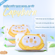 Combo 3 gói khăn ướt cao cấp Max Clean 80 tờ không hương - Hàng chính hãng