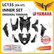 INNER LC 135 V4 V5 V6 V7 SET HITAM MATTE FULL ITEM YAMAHA - 55D-F8400-10