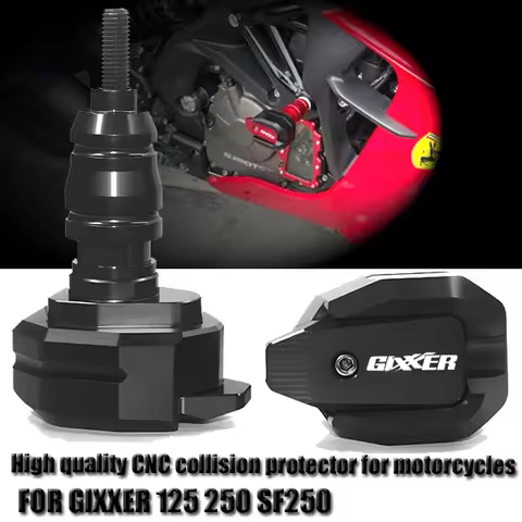 For GIXXER 250 SF GIXXER 150 125 SF250 Motorcycle Accessories CNC Aluminum Frame Slider Anti Crash P