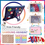 Kids Safe Cute 3D Astronaut Soft Silicone Cartoon Pattern Shockproof Tablet Case Cover for Samsung G