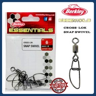 BERKLEY ESSENTIALS Cross-Lok Snap Swivel Silver / Swivel / Snap