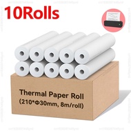 3/5/10rolls A4 Thermal Paper Oil Proof Waterproof Thermal Printing Paper 210*30mm Fit For A4 A40/x8 