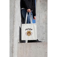 Canvas Bag Printed with the Image of a Capy wearing a bee "Capy Bebe" - Many Sizes, Colors, printed 