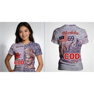 【READY STOCK】Malaysia Ringgit RM 1000 Polo T-Shirt Currency Banknote Print Collared Tee Breathable S