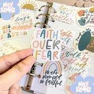 Bible verse stickers 15pcs Laptop Stickers,Tumbler Stickers,Journal Stickers | Waterproof