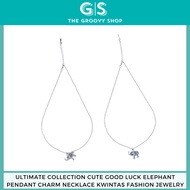 Ultimate Collection Cute Good Luck Elephant Pendant Charm Necklace Kwintas Fashion Jewelry