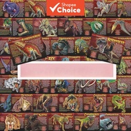 60pcs Back-to-School Prehistoric Extinct Animal Sticker Collection, featuring unique and quirky crea