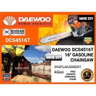 MHE-DIY DAEWOO 16" GASOLINE CHAINSAW DCS4516T  (400mm) POWER 45cc