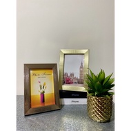 [SG 🇸🇬 local stock]  A4/4R/5R/6R/8R/S8R Gold/Champagne Photo Picture Frame desk table stand