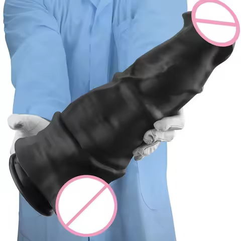 5 Size Huge Double Layer Silicone Dildo Butt Plug Super Anal Plug Anus Expansion Vaginal Masturbator