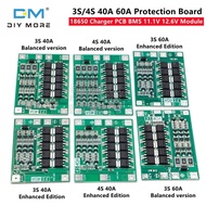 013 Diymore 2S/3S/4S 20A 40A 60A 18650 Li-ion Li-ion Battery Protection Board BMS PCB Charger for Sc