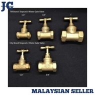 [100%ORIGINAL] TM Brass Stopcock Water Plumbing Gate Valve