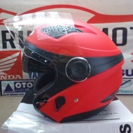 Zeus ZS610 Solid Color Halfface Helmet - Zeus ZS 610 Helmet
