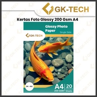 GKTech A4 Glossy Photo Paper - GKTech Glossy Photo Paper A4 Glossy Paper Sticker/