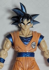完成品 DB 龍珠 dragon ball frs figure rise standard 模型 超級撒亞人 自在極意功 兆 藍 孫悟空