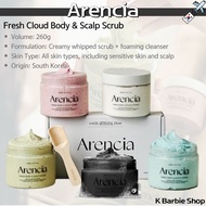 Arencia Fresh Cloud Body & Scalp Scrub Collection (260g)