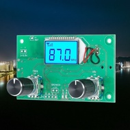 Digital FM Radio Wireless Receiver Module LCD Display with Backlight DSP PLL Module 76.0MHz-108.0MHz