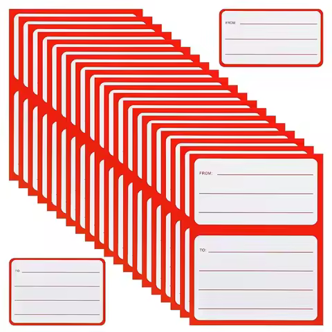 50Pcs Universal Address Mailing Label Sticker Self-adhesive Handwritten for Mailing Box Envelopes Sh