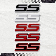 3D Car Sticker SS Head Front Grille Badge Metal Decal Emblem For Chevrolet Camaro Aveo Chevy Zl1 1Le