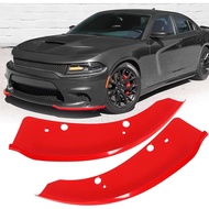 Front Bumper Lip Splitter Protector Compatible with Dodge Charger Hellcat/SRT 392 / Scat Pack/RT Sca