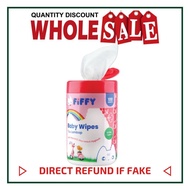 FIFFY BABY WIPES PINK 100 CAN +