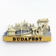 Hungary Budapest Creative Decoration Crafts 3D Landmark Building Magnet Refrigerator Sticker
